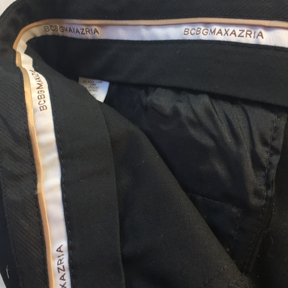 BCBGMAXAZRIA wool slim flare nwt tuxedo side pants - Picture 9 of 9